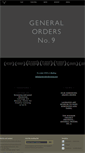 Mobile Screenshot of generalordersno9.com